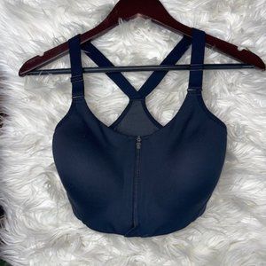 All in Motion • ZipFront Sports Bra • Black • 34DD